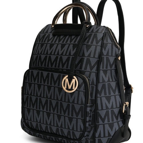 Load image into Gallery viewer, Cora Milan M Signature Trendy Backpack
