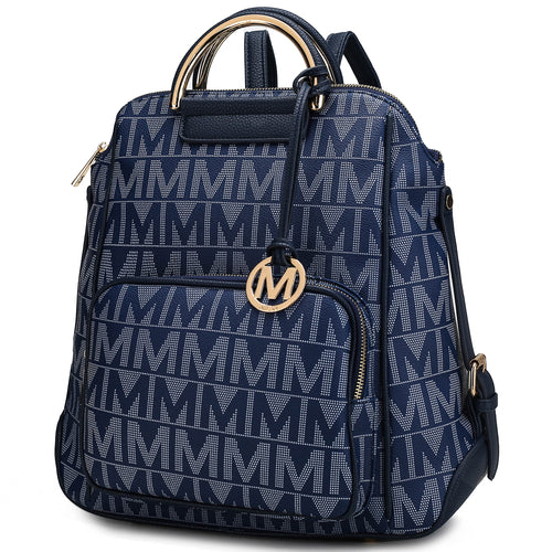 Load image into Gallery viewer, Cora Milan M Signature Trendy Backpack
