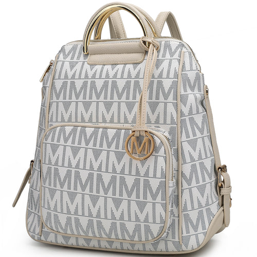 Load image into Gallery viewer, Cora Milan M Signature Trendy Backpack
