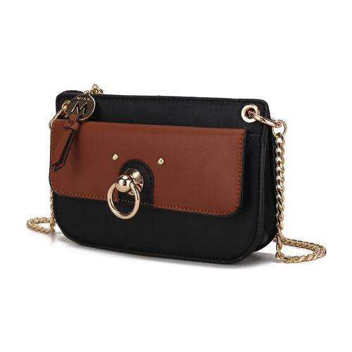 Load image into Gallery viewer, Jill Vegan Leather Women Color Block Crossbody Bag
