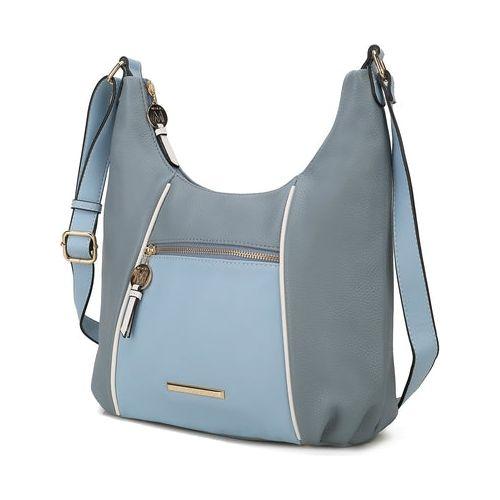 Load image into Gallery viewer, Lavinia Color Block Shoulder Handbag - Exquisite Vegan Leather Luxury
