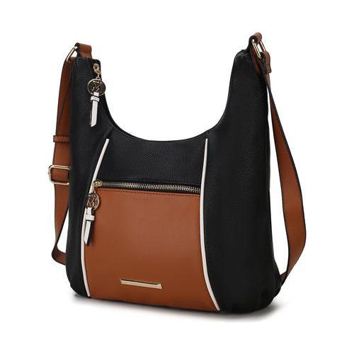 Load image into Gallery viewer, Lavinia Color Block Shoulder Handbag Vegan Leather Women
