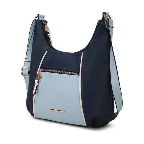 Lavinia Color Block Shoulder Handbag Vegan Leather Women