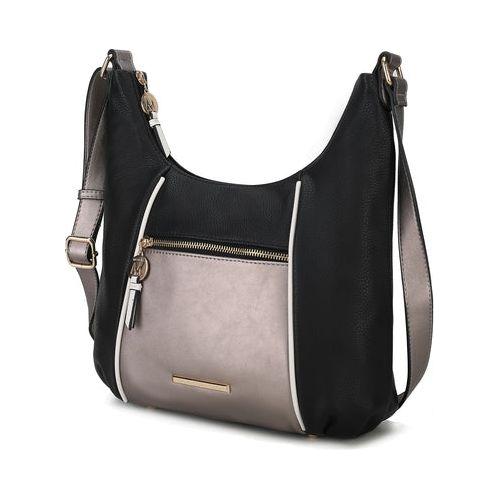 Load image into Gallery viewer, Lavinia Color Block Shoulder Handbag Vegan Leather Women
