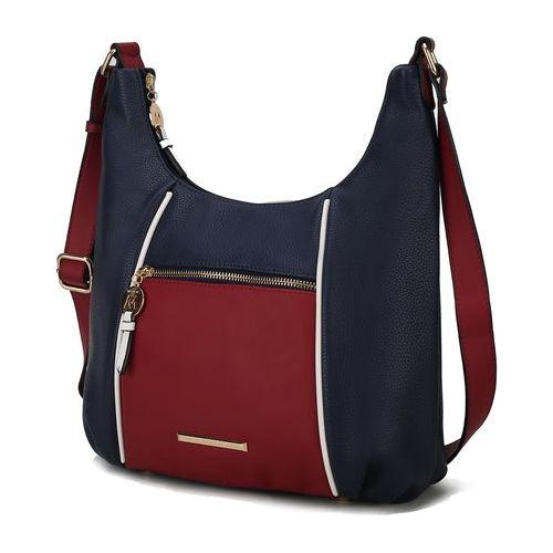 Load image into Gallery viewer, Lavinia Color Block Shoulder Handbag - Exquisite Vegan Leather Luxury
