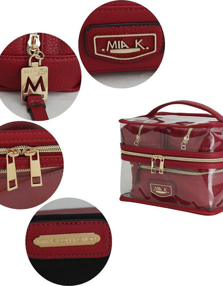 MKF Collection Emma Cosmetic 4 Pc Set by Mia K - Luxurious Organisation for Your Beauty Essentials