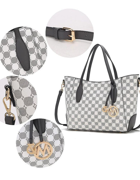 Gianna Vegan Leather Women Tote with Matching Wallet