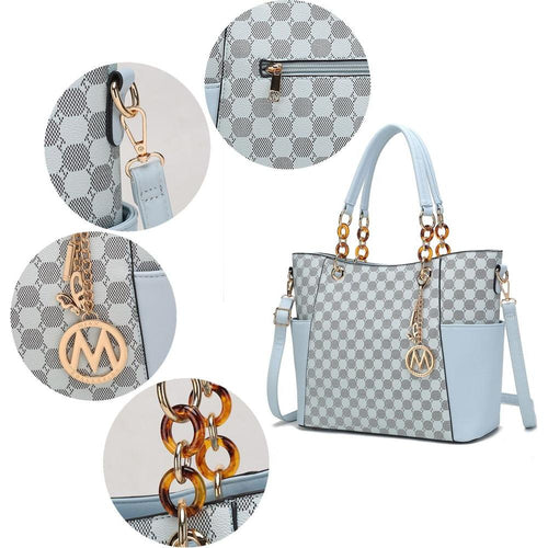 Load image into Gallery viewer, MKF Collection Merlina 2 PCS Women Tote Handbag with Wallet by Mia K
