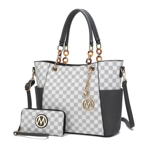 Load image into Gallery viewer, MKF Collection Merlina 2 PCS Women Tote Handbag with Wallet
