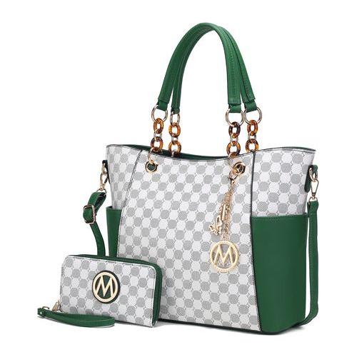 Load image into Gallery viewer, MKF Collection Merlina 2 PCS Women Tote Handbag with Wallet by Mia K
