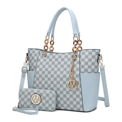 Load image into Gallery viewer, MKF Collection Merlina 2 PCS Women Tote Handbag with Wallet
