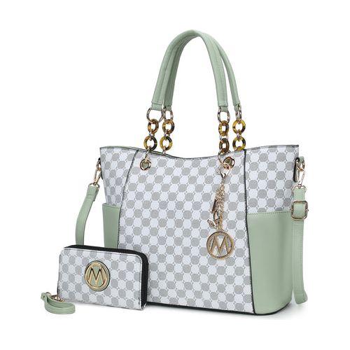 Load image into Gallery viewer, MKF Collection Merlina 2 PCS Women Tote Handbag with Wallet by Mia K
