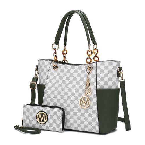 Load image into Gallery viewer, MKF Collection Merlina 2 PCS Women Tote Handbag with Wallet
