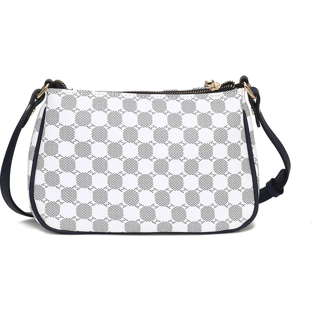 MKF Collection Essie Circular Print Vegan Leather Crossbody Bag