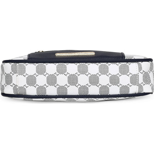 Load image into Gallery viewer, MKF Collection Essie Circular Print Vegan Leather Crossbody Bag by Mia
