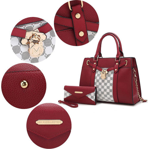 Load image into Gallery viewer, Christine Circular Print Vegan Leather Women Satchel Bag witch
