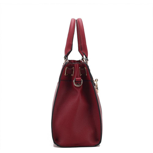 Load image into Gallery viewer, Christine Circular Print Vegan Leather Women Satchel Bag witch
