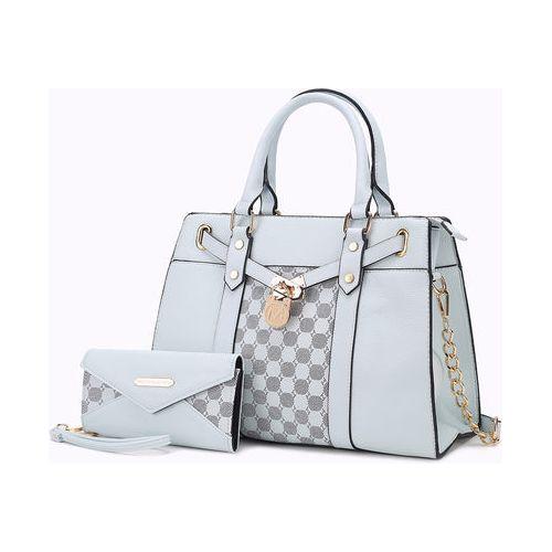 Load image into Gallery viewer, Christine Circular Print Vegan Leather Women Satchel Bag witch
