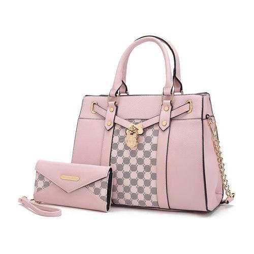 Load image into Gallery viewer, Christine Circular Print Vegan Leather Women Satchel Bag witch
