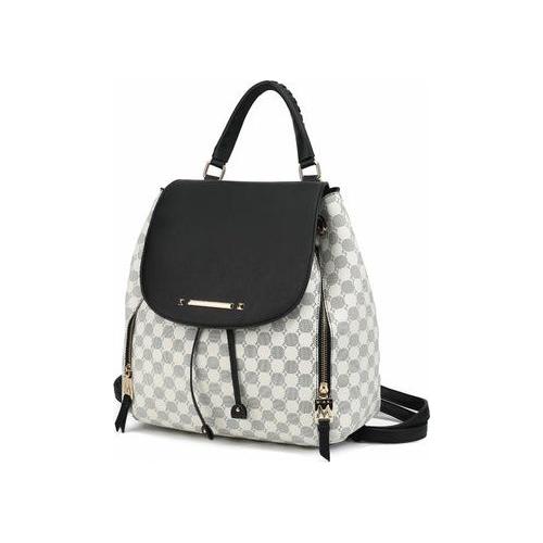 Kimberly Backpack Circular Print Tote Bag