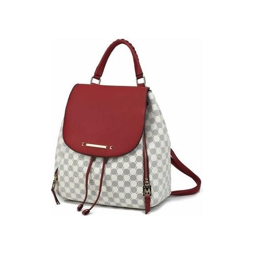 Kimberly Backpack Circular Print Tote Bag