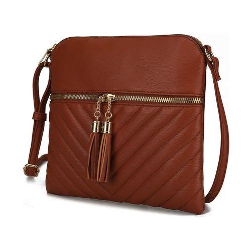 Load image into Gallery viewer, Winnie Quilted Vegan Leather Women&#39;s Crossbody
