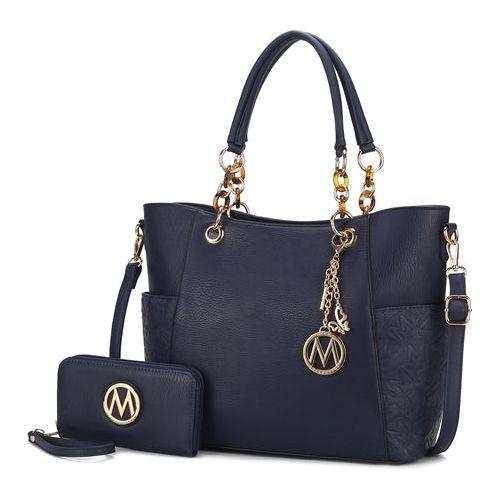 MKF Collection Merlina Embossed pockets Tote Bag with Wallet by Mia K