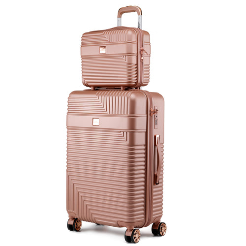 Load image into Gallery viewer, MKF Mykonos Luggage Set with Medium Carry-on and Small Cosmetic Case
