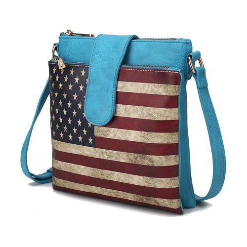 Load image into Gallery viewer, Josephine Vegan Leather Women FLAG Crossbody Bag - A Touch of Elegance
