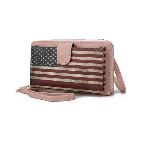 Load image into Gallery viewer, Kiara Smartphone and Wallet Convertible FLAG Crossbody Bag
