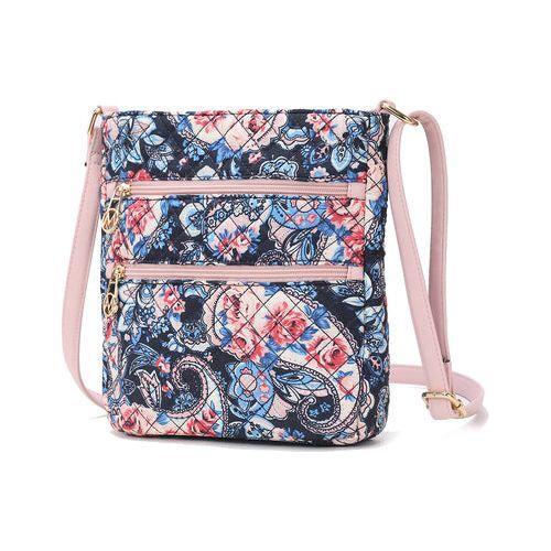 Load image into Gallery viewer, Lainey Quilted Cotton Botanical Pattern Women Crossbody
