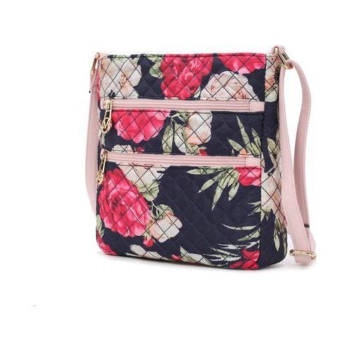 Load image into Gallery viewer, Lainey Quilted Cotton Botanical Pattern Women Crossbody
