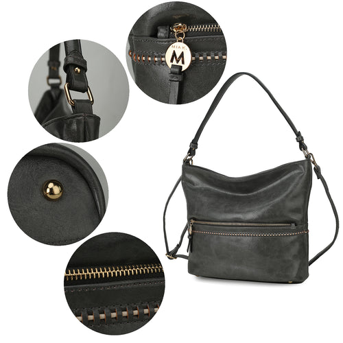 Load image into Gallery viewer, Sierra Vegan Leather Women Shoulder Bag
