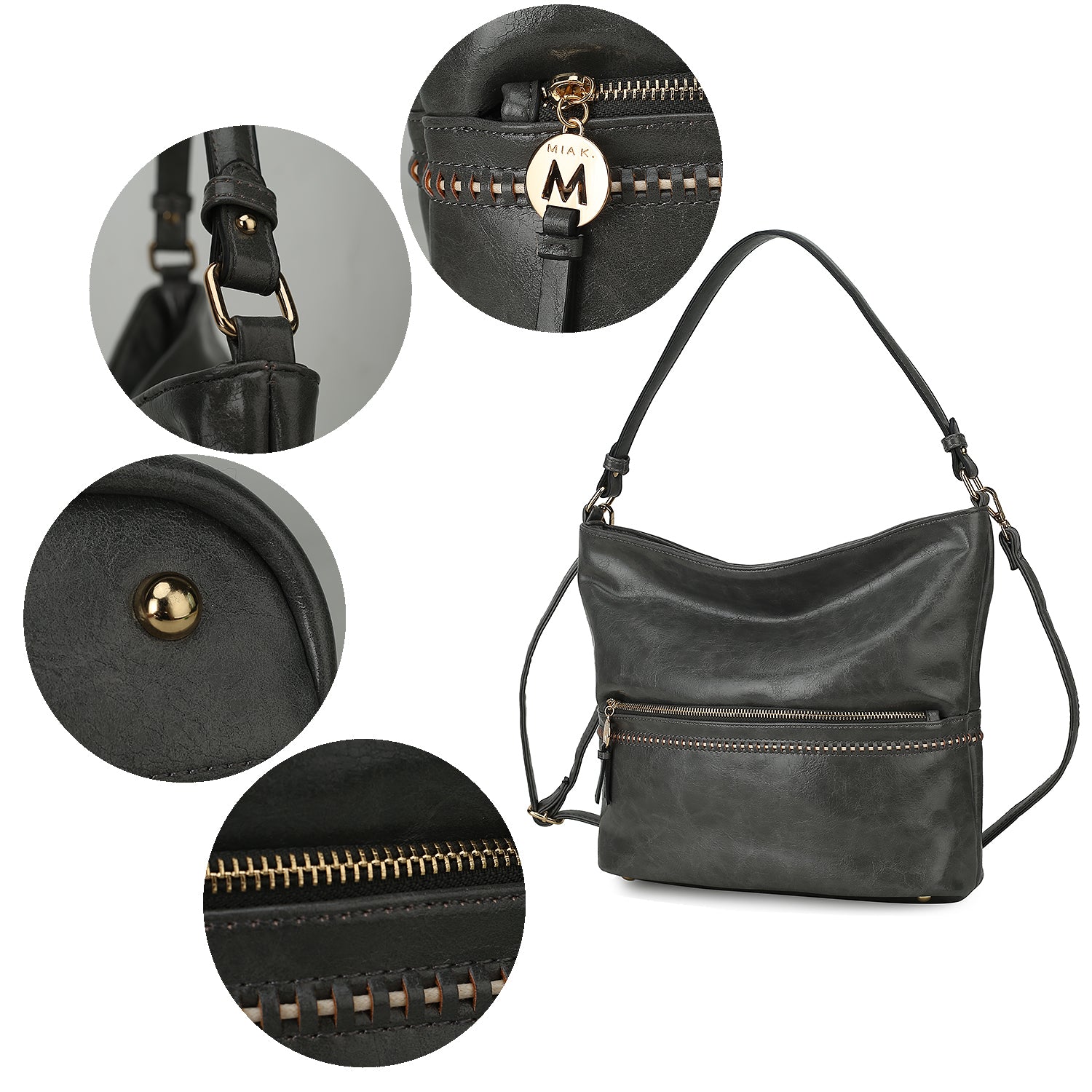 Sierra Vegan Leather Women Shoulder Bag