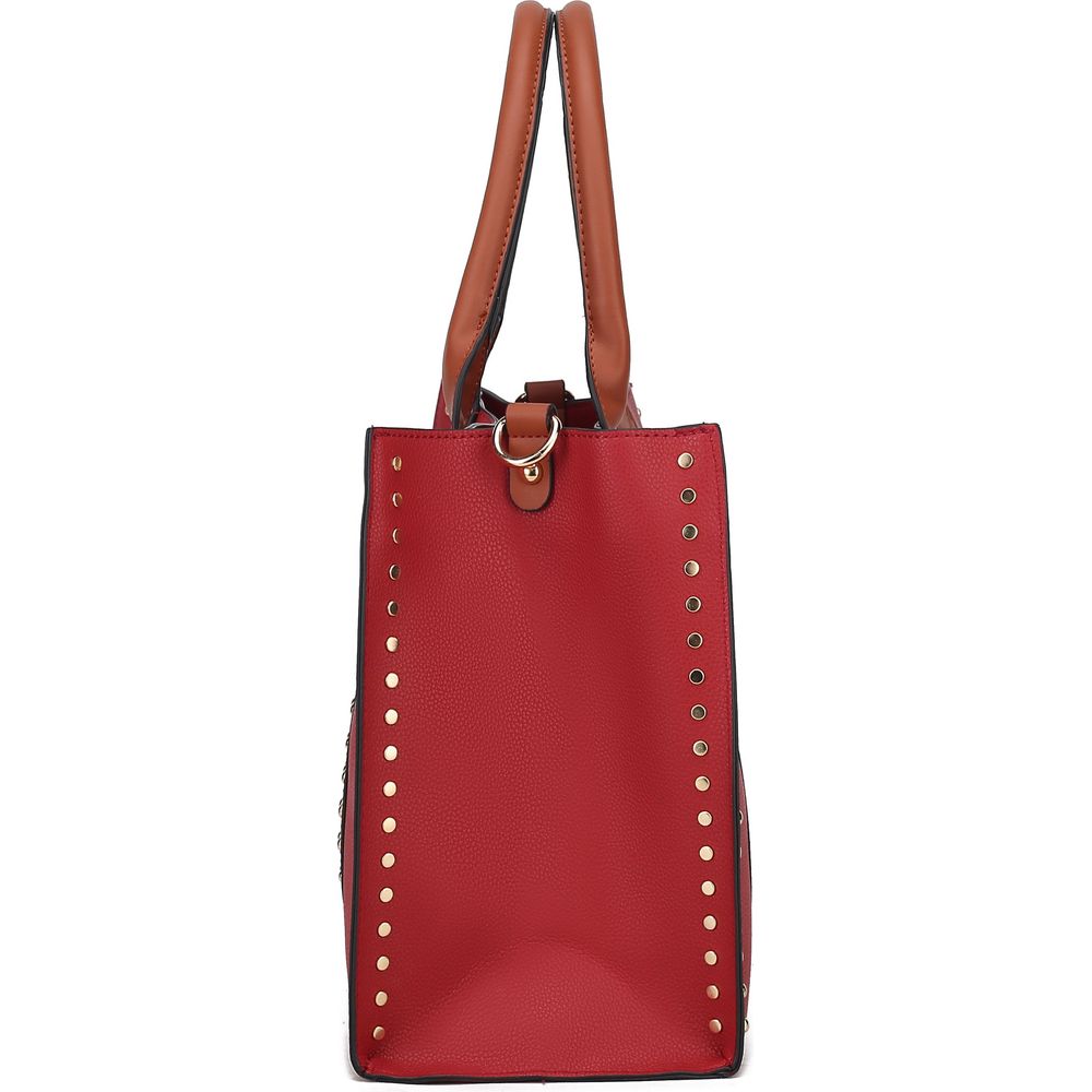 Davina Vegan Leather Women Tote Bag with Wallet - A Touch of Elegance