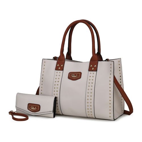 Load image into Gallery viewer, Davina Vegan Leather Women Tote Bag with Wallet - A Touch of Elegance
