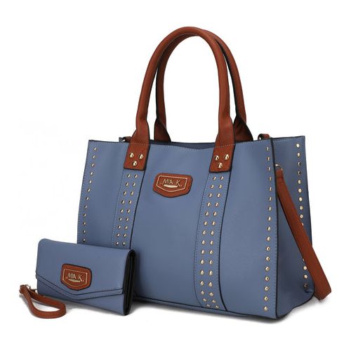 Load image into Gallery viewer, Davina Vegan Leather Women Tote Bag with Wallet - A Touch of Elegance
