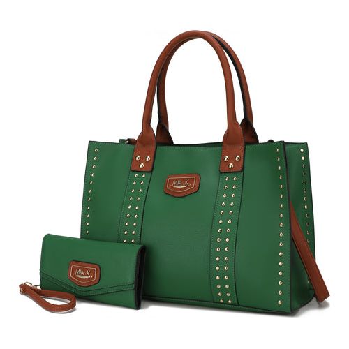 Load image into Gallery viewer, Davina Vegan Leather Women Tote Bag with wallet
