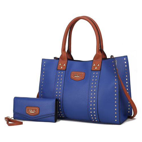 Load image into Gallery viewer, Davina Vegan Leather Women Tote Bag with Wallet - A Touch of Elegance
