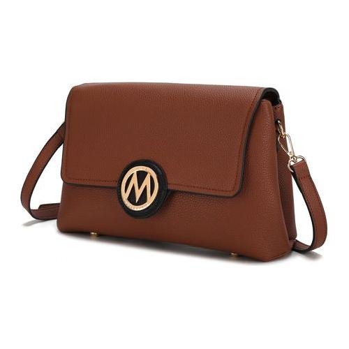 Johanna High-Quality Pebbled Vegan Leather Crossbody Bag