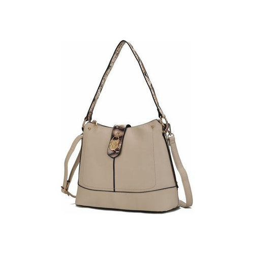 Load image into Gallery viewer, MKF Collection Ezra Snake embossed Shoulder Handbag by Mia K
