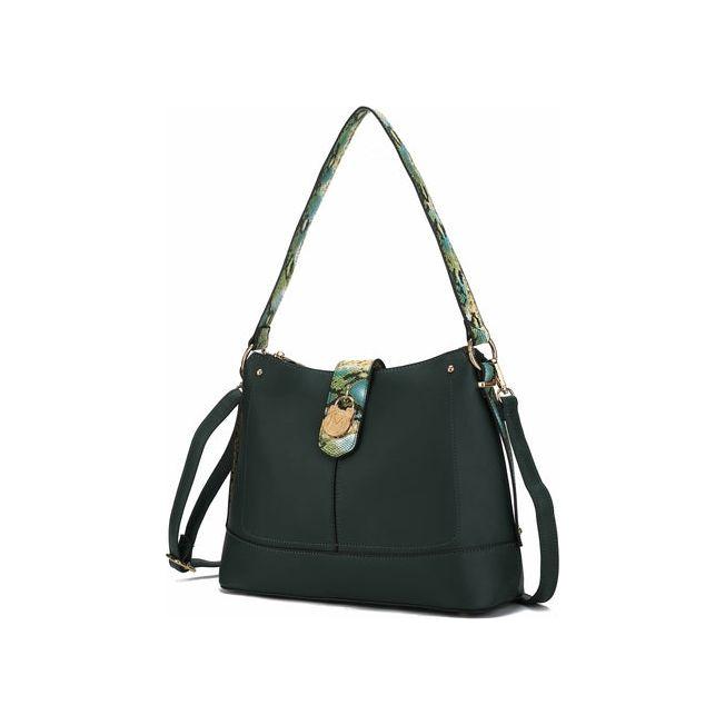 MKF Collection Ezra Snake embossed Shoulder Handbag by Mia K