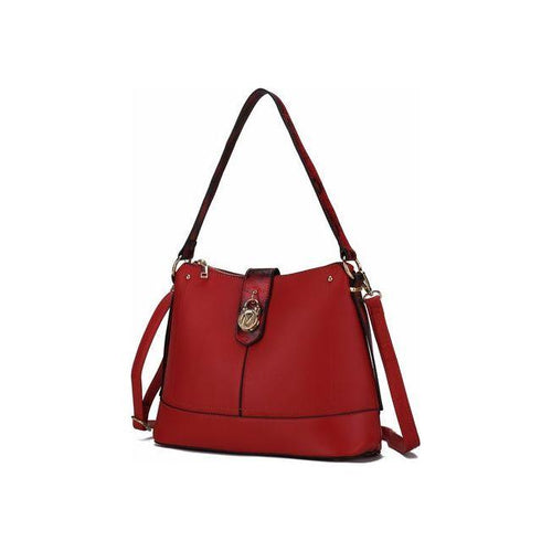 Load image into Gallery viewer, MKF Collection Ezra Snake Embossed Shoulder Handbag
