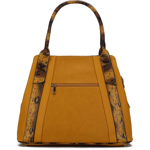 Load image into Gallery viewer, MKF Collection Kenna Snake embossed Tote Handbag by Mia K
