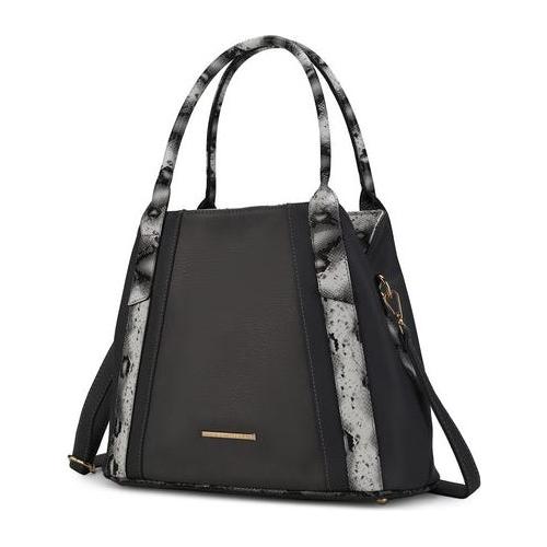 Load image into Gallery viewer, MKF Collection Kenna Snake embossed Tote Handbag by Mia K
