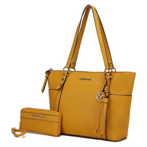 Mia K Gloria Vegan Leather Women Tote Bag