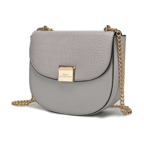 Load image into Gallery viewer, Brooklyn Crocodile Embossed Vegan Leather Women Shoulder Handbag
