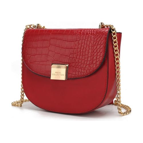 Load image into Gallery viewer, Brooklyn Crocodile Embossed Vegan Leather Women Shoulder Handbag
