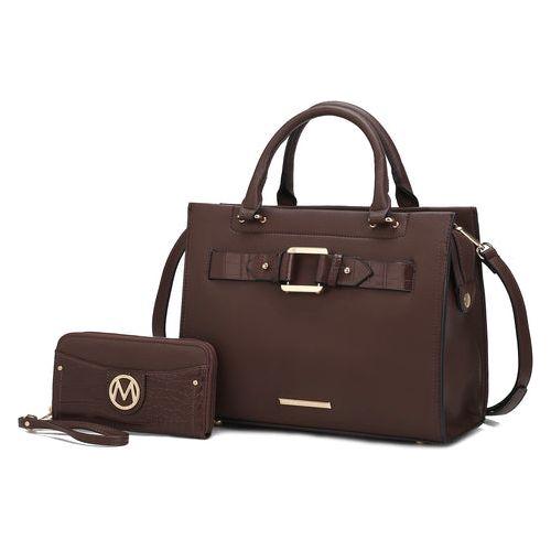 Load image into Gallery viewer, Virginia Vegan Leather Women Tote Bag with Wallet - Effortless Elegance
