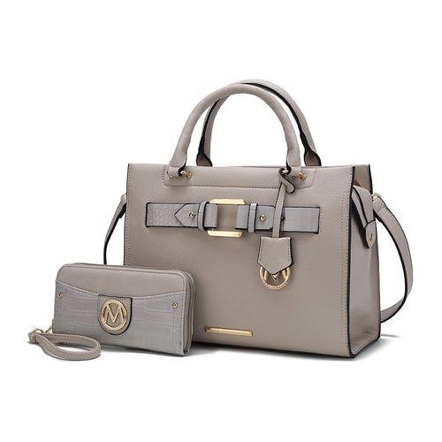 Load image into Gallery viewer, Virginia Vegan Leather Women Tote Bag with Wallet - Effortless Elegance
